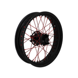 Spaakset Voorwiel Doppler 195MM 36-Delig Rood Derbi Senda