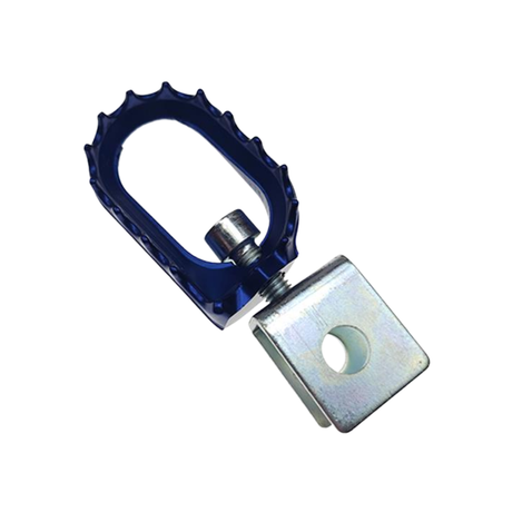 Jeu de repose pieds Aluminium Bleu Derbi Senda R
