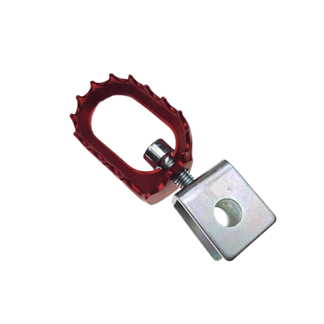Jeu de repose pieds Aluminium Rouge Derbi Senda R