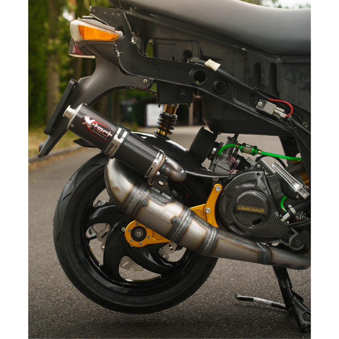 PM59 Performance Échappement Piaggio / Gilera 125-180cc 2 AVC