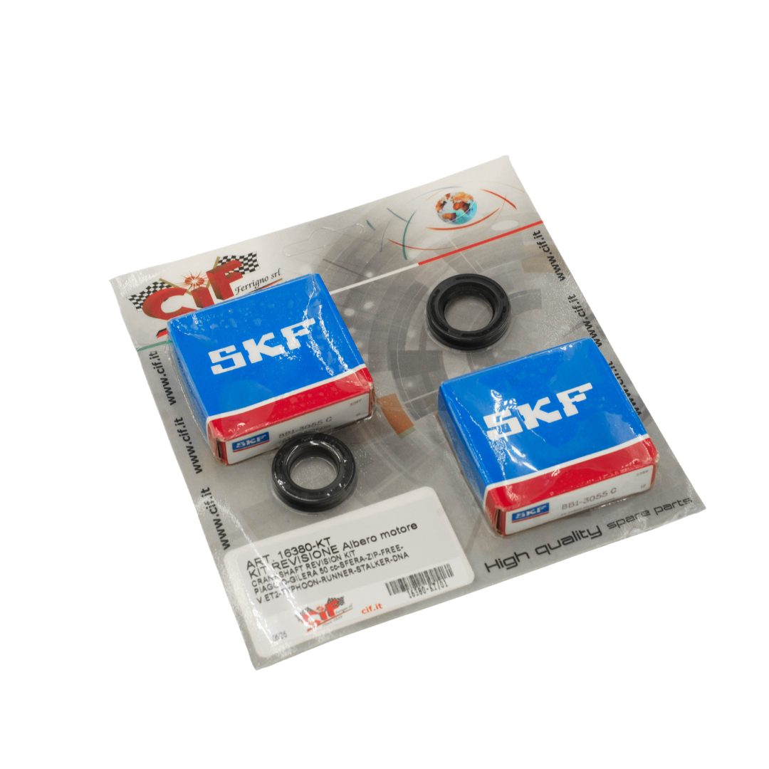 CIF SKF Roulements de vilebrequin et joints d'étanchéité Piaggio / Gilera 50cc 2 temps
