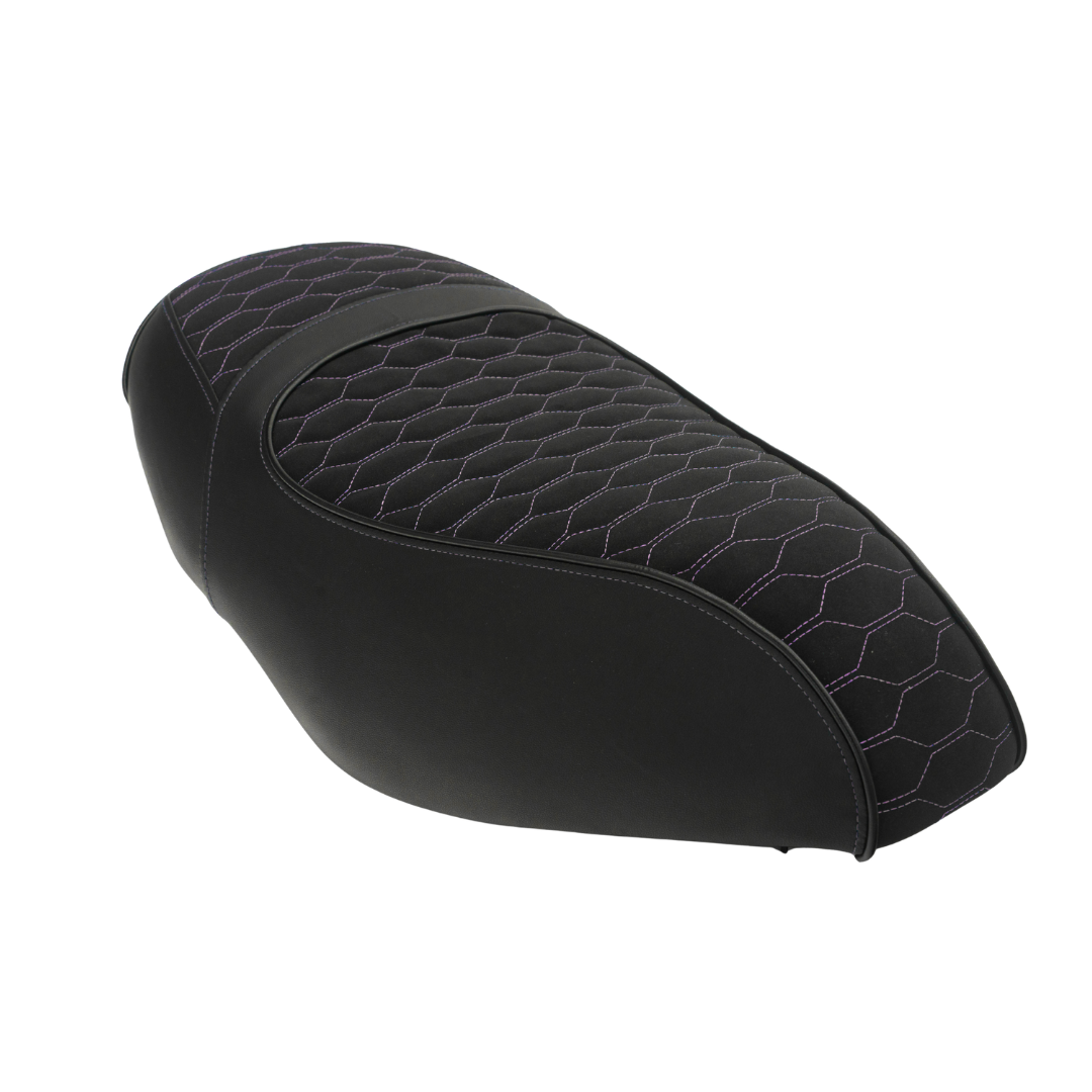 Fenom Saddle Cover Alcantara Look Pink Piaggio Zip