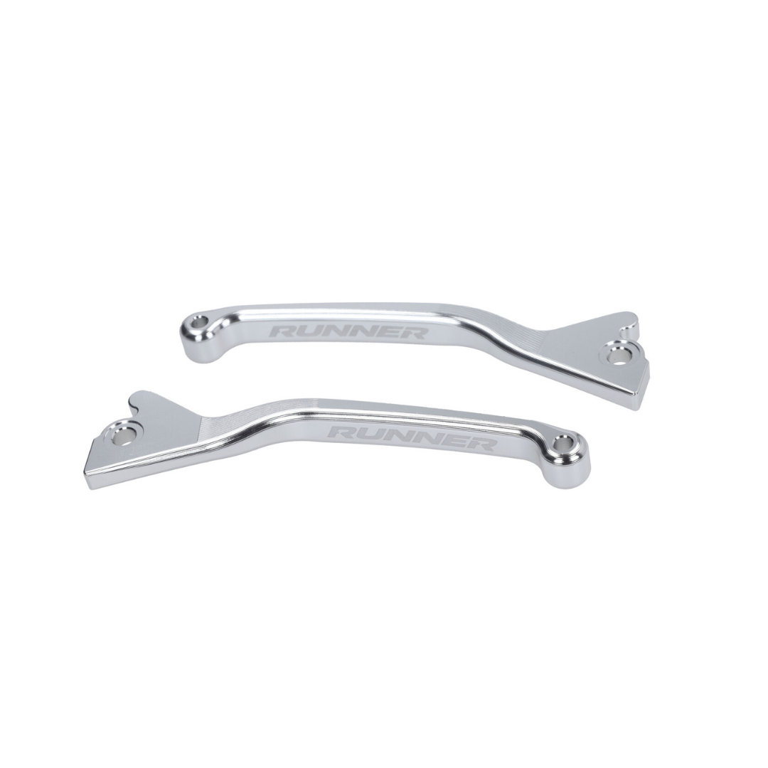 Set leve freno Chrome Fast Arrow Pro CNC Doppio Disco Gilera Runner 50-180cc 2 Tempi