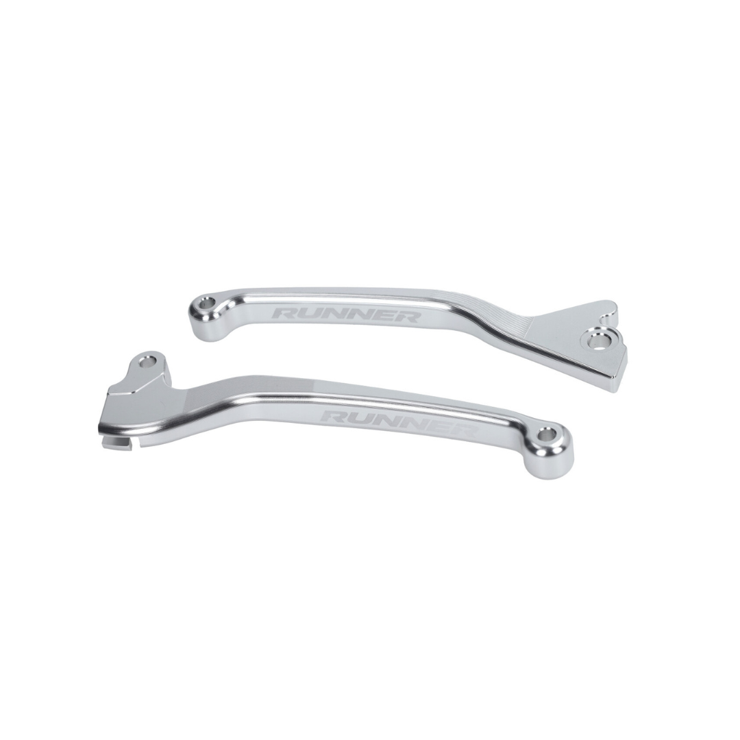 Bremhebel-Set Chrome Fast Arrow Pro CNC Einzelscheibe Gilera Runner 50-180cc 2 Takt