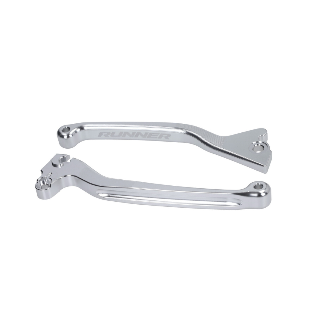 Bremhebel-Set Chrome Fast Arrow Pro CNC Einzelscheibe Gilera Runner 50-180cc 2 Takt