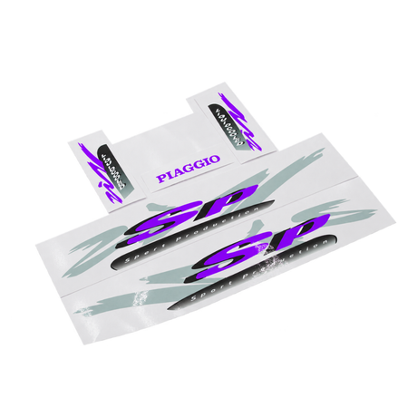 Stickerset Piaggio Zip SP98 Origineel Model