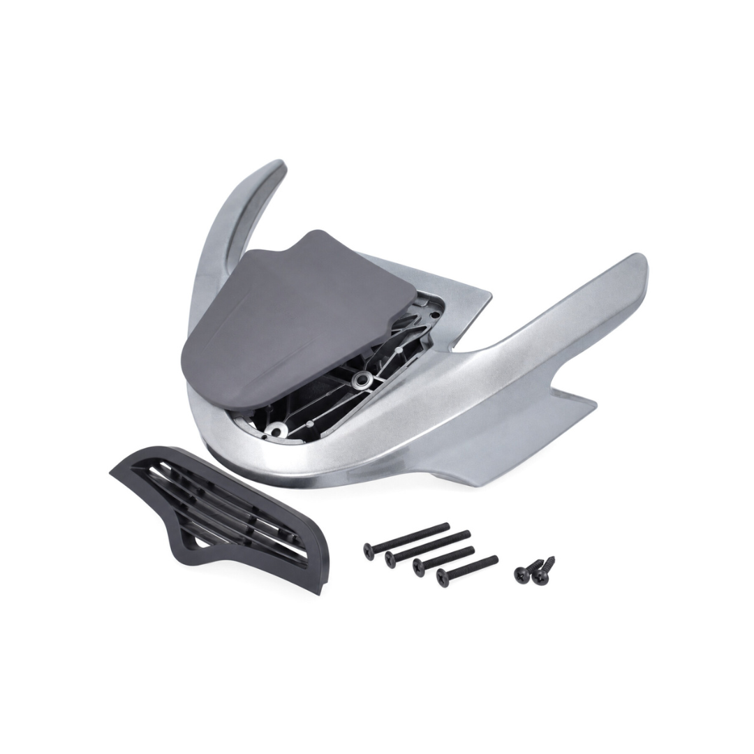 Heckspoiler Silber Komplett Gilera Runner 50-180cc SP Pro