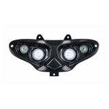 Mean Look Headlight Halogen Black Gilera Runner 50-180cc
