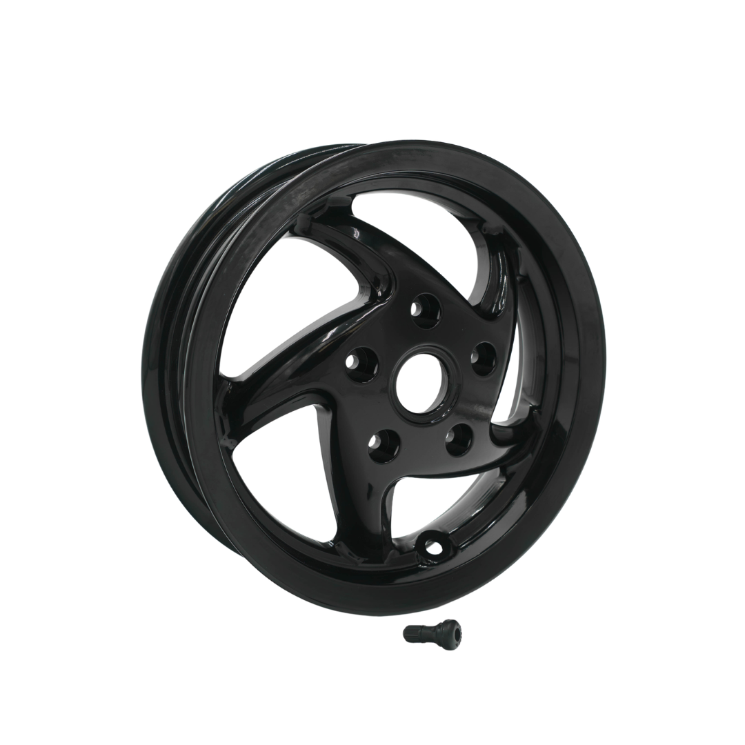 Vorderradfelge Piaggio Zip SP98 Glänzend Schwarz CNC Originalmodell