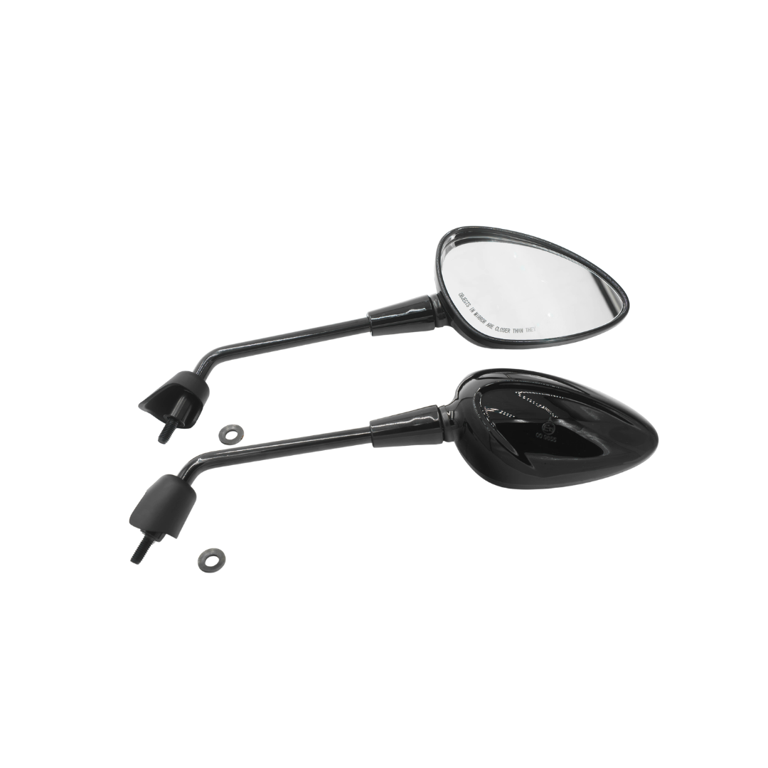 Vespa mirrors long matte black
