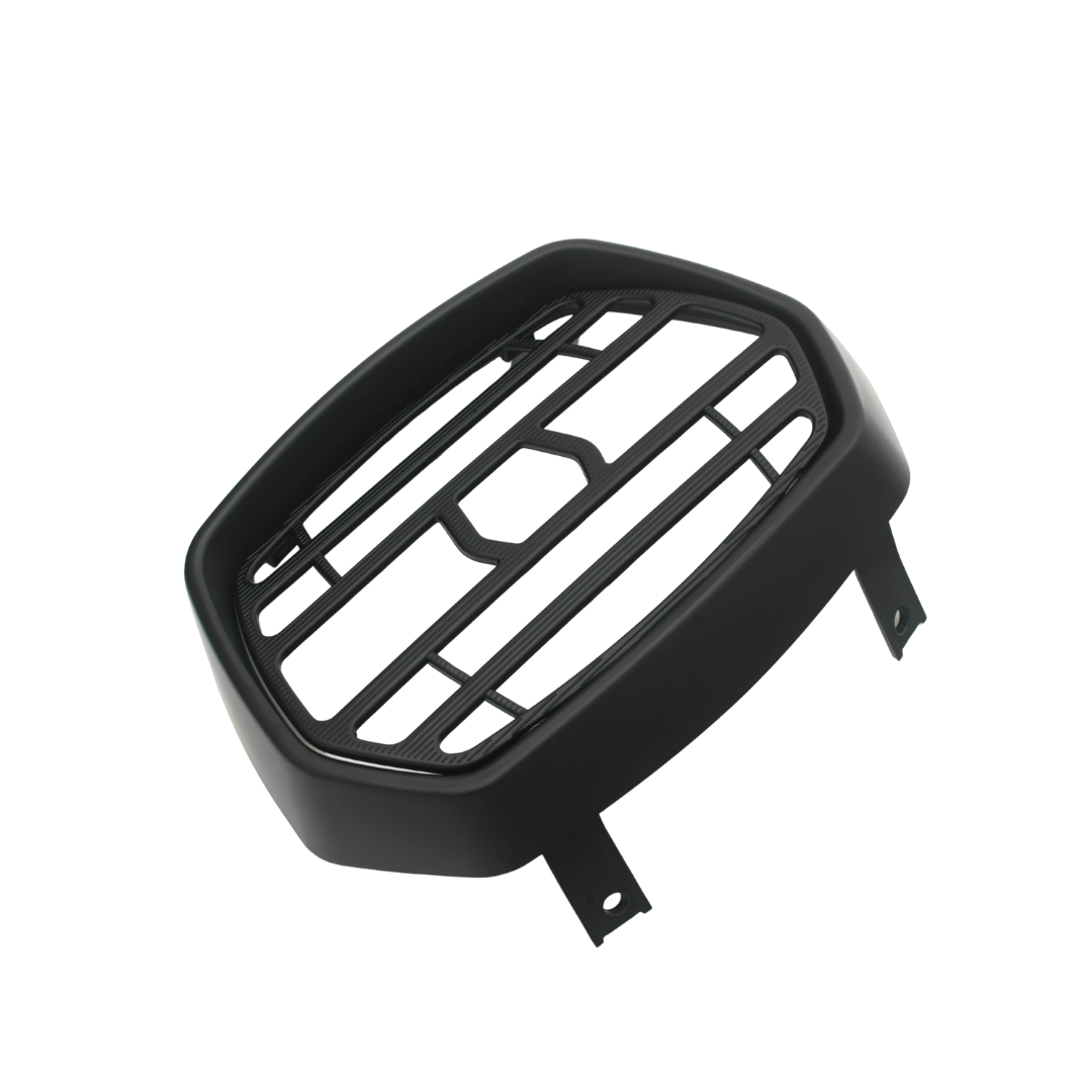 Contour de phare avec grille mat noir Vespa Sprint