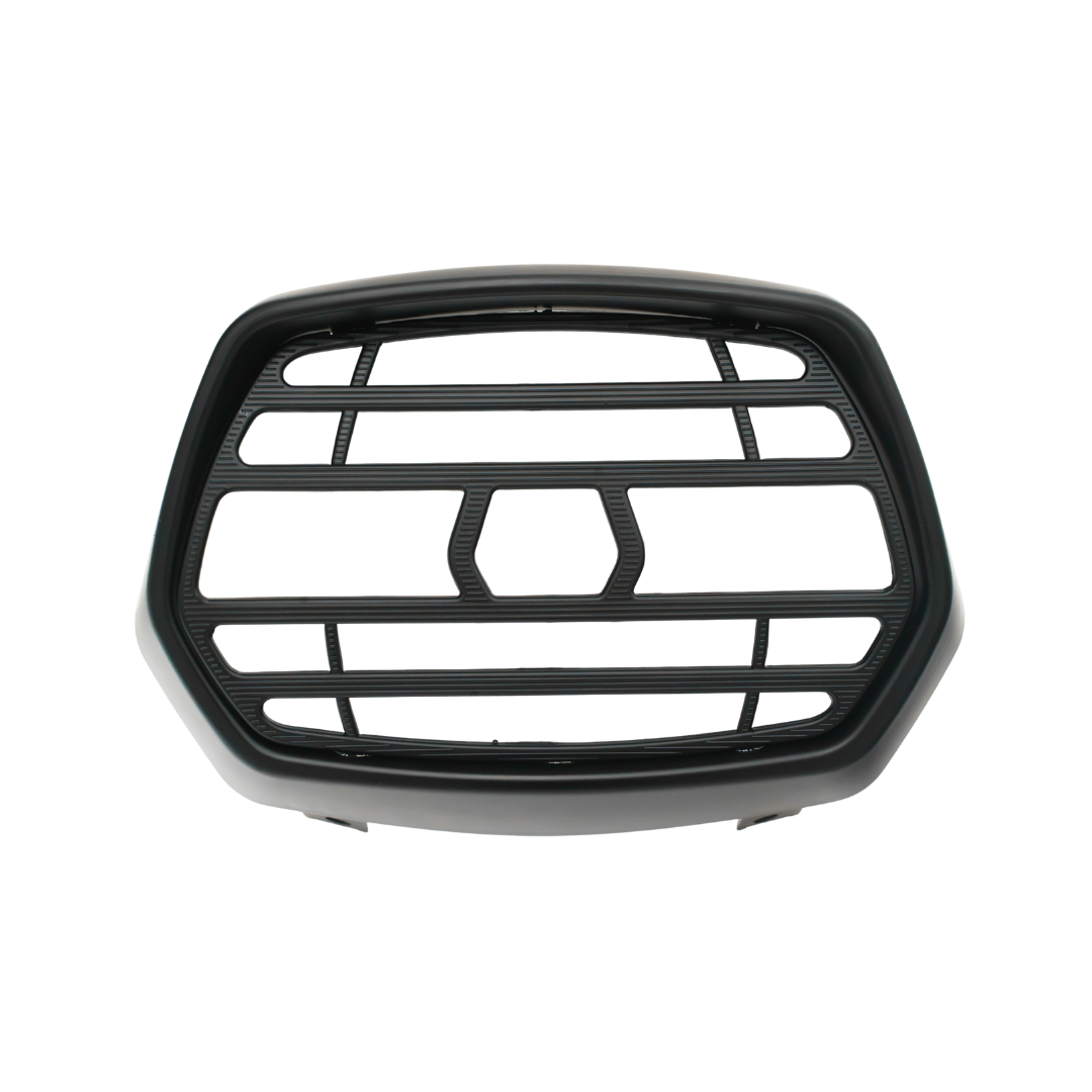 Contour de phare avec grille mat noir Vespa Sprint