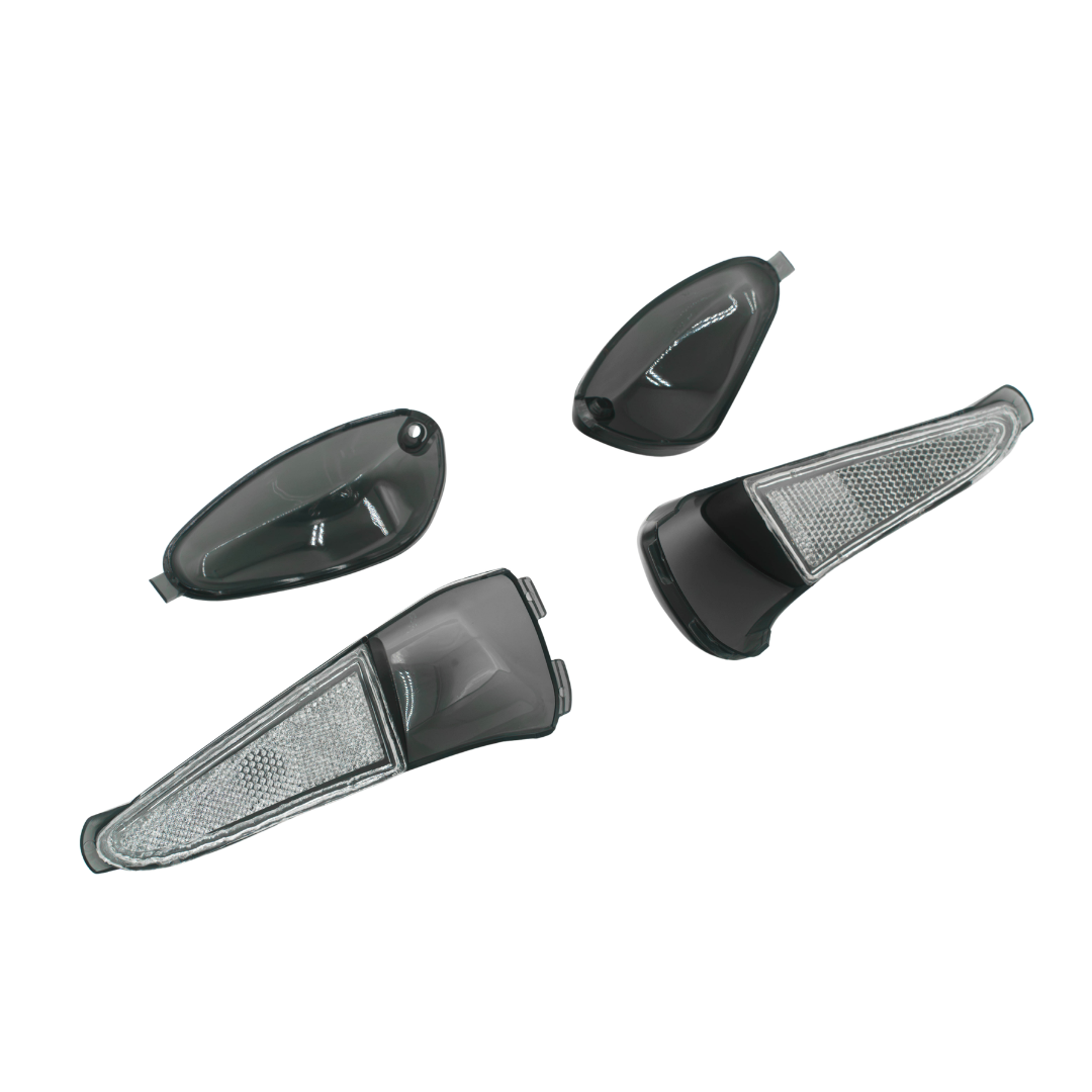 Ensemble de verre de clignotant fumé Gilera Runner